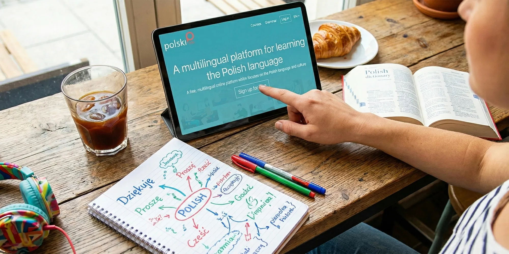 polski.info — daugiakalbė e. mokymosi platforma lenkų kalbai